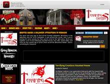 Tablet Screenshot of nebraskahauntedhouses.com